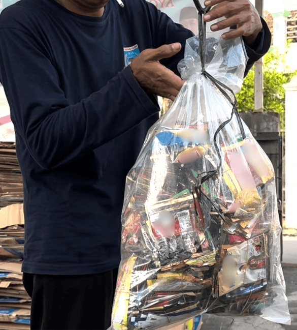 Packaging waste example